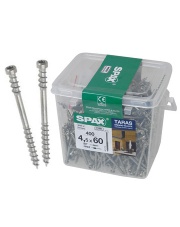 WKRĘTY TARASOWE SPAX WIROX 4,5x60 mm srebrne (400)