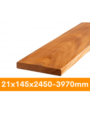 Deska tarasowa egzotyczna Garapa gładka 21x145x2450-3970mm kl. KD