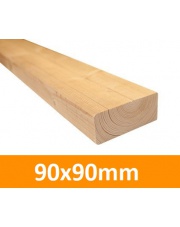 KANTÓWKA ŚWIERKOWA HEBLOWANA 90x90mm
