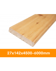 Deska tarasowa modrzew syberyjski klasa A+ ryflowana 27x142x4500-6000mm