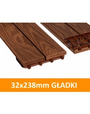 Deska tarasowa termojesion Thermory QuickDeck gładka 32x238mm