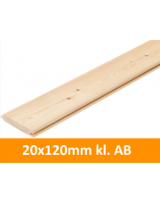 Deska elewacyjna modrzew syberyjski 20x120mm kl. AB FAZA