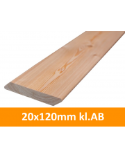 Deska elewacyjna Modrzew Syberyjski 20x120mm kl.AB Romb