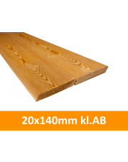 Deska elewacyjna Modrzew Syberyjski 20x140mm kl.AB Romb