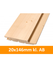 Deska elewacyjna Modrzew Syberyjski 20x146mm kl. AB Budmax