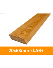 Deska elewacyjna Modrzew Syberyjski 20x68mm kl.AB+ Romb