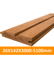 Deska elewacyjna termoświerk Lunawood Dual 26X142X3000-5100MM KL. A