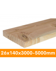Deska tarasowa Daglezja ryflowana KL AB 26X140X3000-5000mm