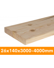 Deska tarasowa Daglezja gładka KL AB 26X140X3000-4000mm