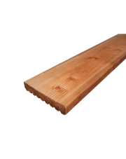 Deska tarasowa świerk skand. kl AB 28x145mm x1mb ryflowana impregnowana