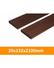 Deska tarasowa termojesion Thermory D4sg2 gładka 20x132x2100mm