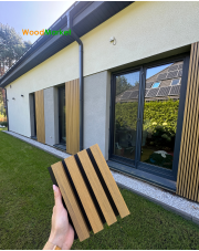 Gardin Deco Wall Black Back OAK - nowoczesny akcent elewacyjny w realizacji WoodMarket