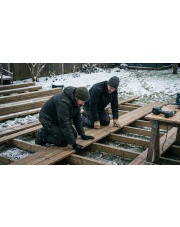 Czy można montować taras zimą?