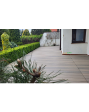 Taras z deski kompozytowej Gardin Deco Silver Fir w wykonaniu WoodMarket