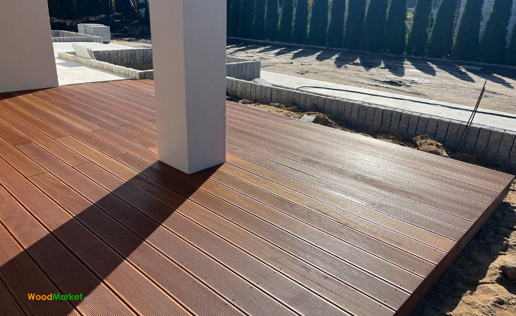 Taras z deski egzotycznej Bangkirai - realizacja WoodMarket